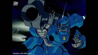 Gundam RX-78NT-1 Alex vs Kampfer | Mobile Suits Gundam War In The Pocket