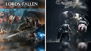 The Lords of The Fallen VS Demon Souls - Side by Side Comparison
