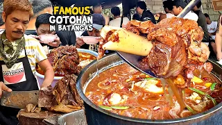 Viral na GOTOHAN in BATANGAS | Goto Laman Loob ng BAKA, Isaw, Tumbong, Soup No. 5 (HD)