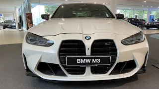 2023 BMW M3 Competition G80 in Frozen Brilliant White metallic #bmwm3