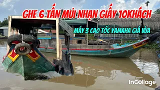 Bán Ghe 6 Tấn Mủi Nhạn Có Giấy 10khách Máy 3 Yamaha Cao Tốc Chỉ 130tr 0923,5555,97 Tâm| Tâm Vlog