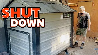 Seasonal Shutdown -  Turning Off the Outdoor Wood Boiler