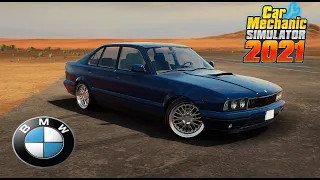 Car Mechanic Simulator 2021 Gameplay - BMW 5 series 1993 how to full restore and tune it