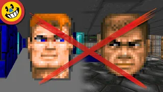 No, BJ Blazkowicz and Doomguy are NOT related.