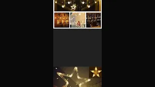 Quace 12 Stars Curtain String Lights, Window Curtain Lights with 8 Flashing Modes Decoration #shorts