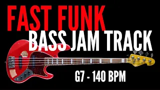 Fast Funk Bassless Backing Track 140 bpm