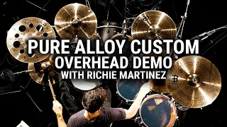 Meinl Cymbals - Pure Alloy Custom Overhead Demo - Richie Martinez