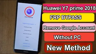 Huawei Y7 Prime 2018 Frp Bypass 8.0|Huawei(LDN-L21)Google Account remove Without Pc#technicial_tasir