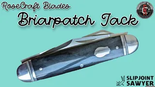 RoseCraft Blades Briarpatch Jack Pocket Knife - RCT012 @RoseCraftBlades