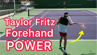 Taylor Fritz Forehand Power Explained (Pro Tennis Technique Analysis)