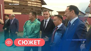 Дом многодетной семьи подключили к газу в Якутске