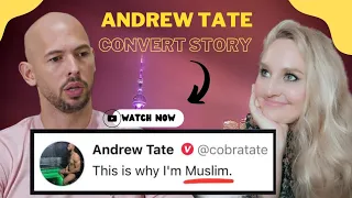 ANDREW TATE EXPLAINS WHY HE BECAME A MUSLIM - AUSTRALIAN REACTION #revertstory #islam #convertstory