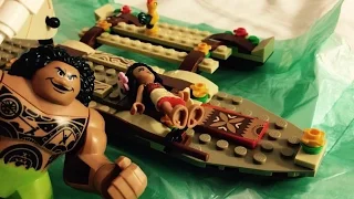 Moana Toys Unboxing Review Toy Story Playtime - Lego Moana's Ocean Voyage 41150 Lego Maui 레고 모아나 마우이