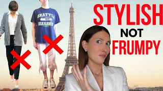 10 STYLE MISTAKES making you OLD and FRUMPY - Parisian style rules