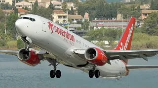 Corfu Airport Close Up Plane Spotting - October 2021