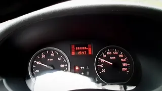Nissan Almera G15 пробег 333333 км