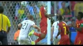 Германия 1:1 Гана,Обзор матча (21.06.14г),Чемпионат мира по футболу 2014.