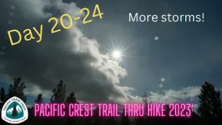 Pacific Crest Trail thru hike 2023' Day 20-24 - 4 day vortex #backpacking #camping #hiking #pct