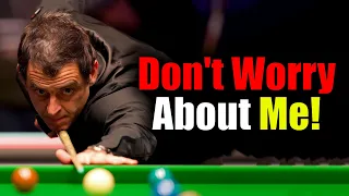 Ronnie O'Sullivan Can Be Too Hard On Himself!