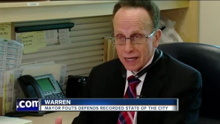 Warren Mayor Jim Fouts defends giving recorded State of the City speech