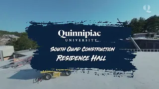Quinnipiac University Drone Tour of New Residence Building Construction- September 2023
