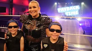 Super Stars in Training! WWE Team Up With Twin Toys! Challenged by Kids Fun TV!