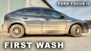 First Wash Dirty Ford Focus 2 After 6 Months!