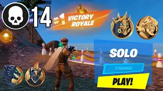 Renegade Raider 14 kills Solo Gameplay Win (NEW Fortnite Season 2 PS5 Controller)