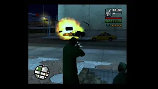 San Andreas - 6 star chase with tank steal and explode