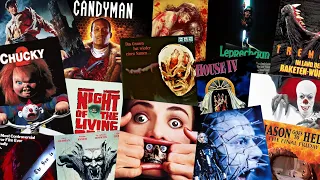 90er Filmsammlung Overview 🎃🔪 Horror 💀 🧠🫀 1990 - 1994 || DVD & Blu-Ray