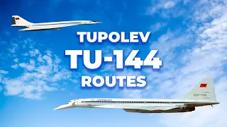 What Routes Did Russia’s Concorde The “Tu-144” Fly?