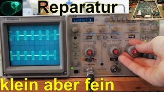 Reparatur: Tektronix 2236, wenn die Strahlen wieder fliegen ~