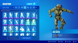 Halo MASTER CHIEF Dances to All Fortnite DANCE Emotes!