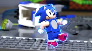 Sonic in Lego