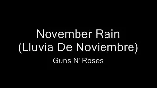 November rain (letra subtitulada)