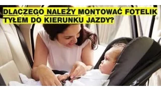 W foteliku samochodowym tyłem do kierunku jazdy?