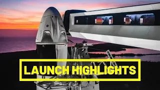 SpaceX Crew Dragon Launch Highlights 🚀 (2019) - SUCCESS! 🚀