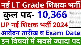 10366 LT Grade Teacher Vacancy Notification✌💪 | UP New LT Grade Teacher Vacancy | LT Grade Exam Date