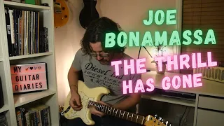 Joe Bonamassa - The Thrill Is Gone Blues Solo Lesson - Intro and First Solo