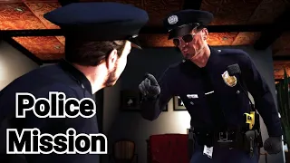 GTA 5 Mission - The Secret between Police Michael and Police Trevor!!!