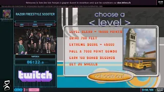 Razor Freestyle Scooter en 10:52 (Any%) [AGDQ20]