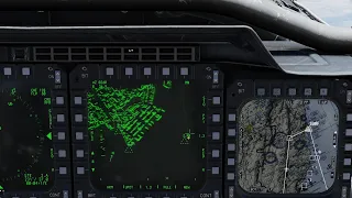 DCS F-15E Strike Eagle | APG-70 A/G radar Part 3: High Resolution Map