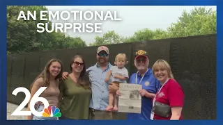 WI veteran gets an emotional surprise at Vietnam Memorial