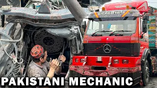 Inside Mercedes Truck Clutch Problem 🚛💥 Solved with Basic Tools