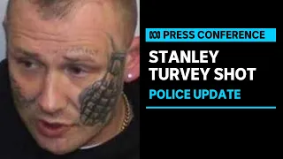 IN FULL: Victoria Police speak after fugitive gunman Stanley Turvey is fatally shot | ABC News