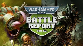 Death Guard vs Dark Angels Warhammer 40k Battle Report Ep 35