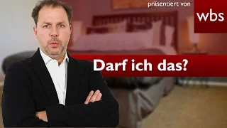 Darf ich meine Wohnung ohne weiteres über Airbnb vermieten? | Kanzlei WBS