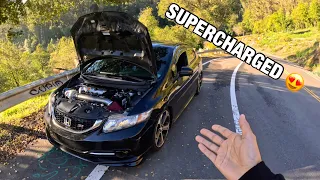 POV Drive In Supercharged FB6 Civic Si 🔥