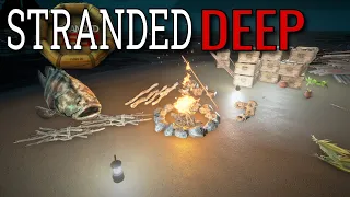 Stranded Deep S1 EP8 | Catching a fish thats bigger than me..