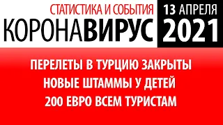 13 апреля 2021: статистика коронавируса в России на сегодня